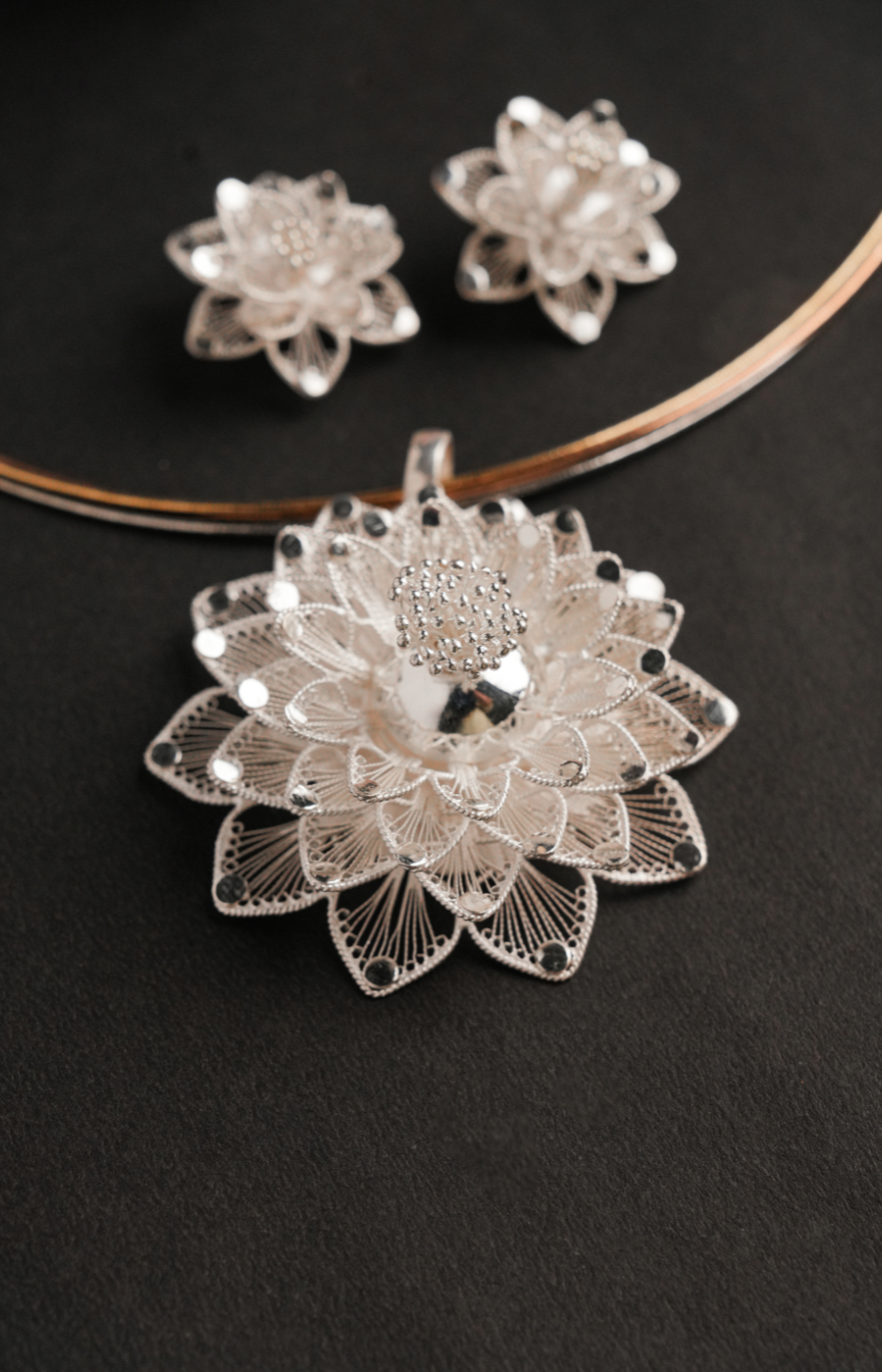 Filigree Pendant Set