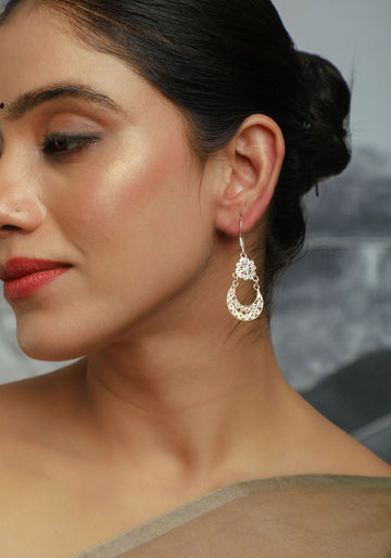 Gitanjali Silver Filigree Earrings