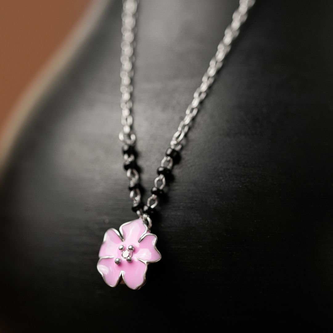 925 sterling silver minimal pendant mangalsutra women India