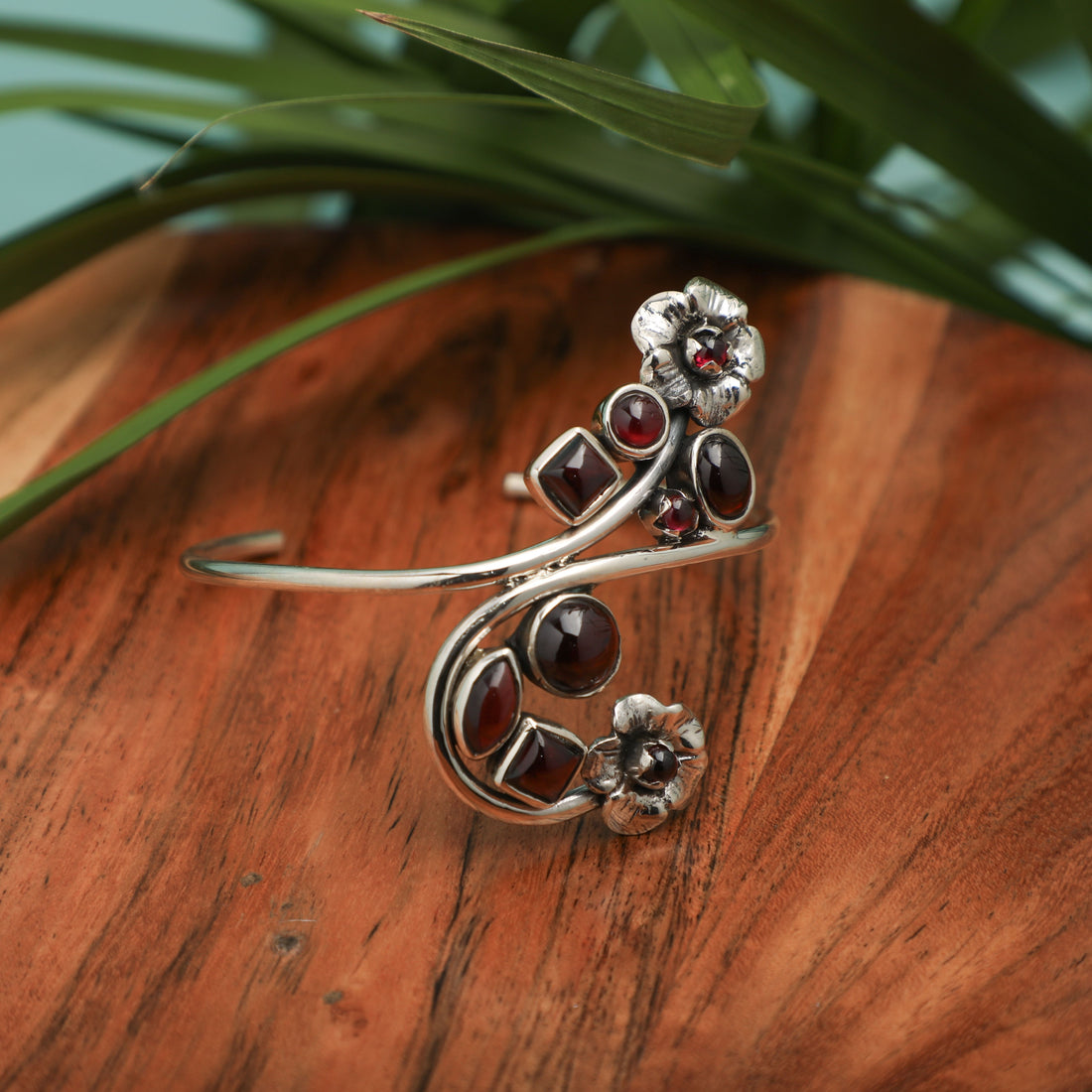 Raktanjali Silver Bracelet