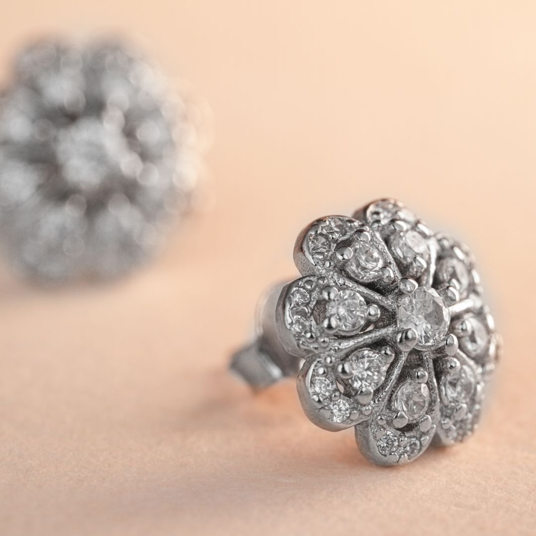 hallmarked 925 sterling silver earrings India women