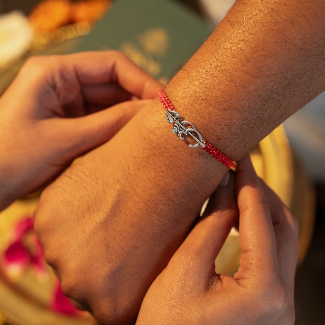 Trishul Mahadev Thread Rakhi