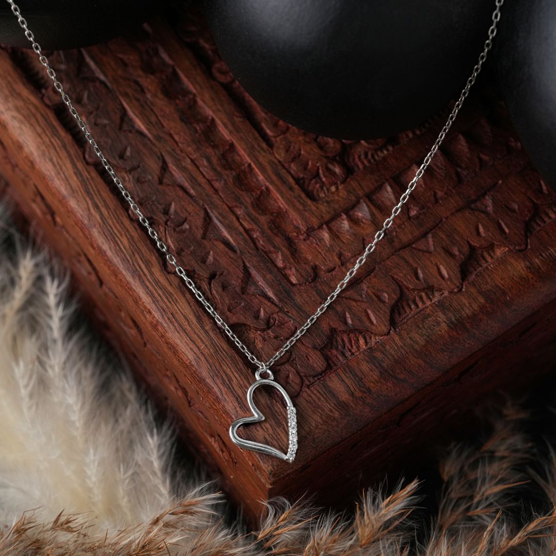 elegant 925 sterling silver pendant necklace India