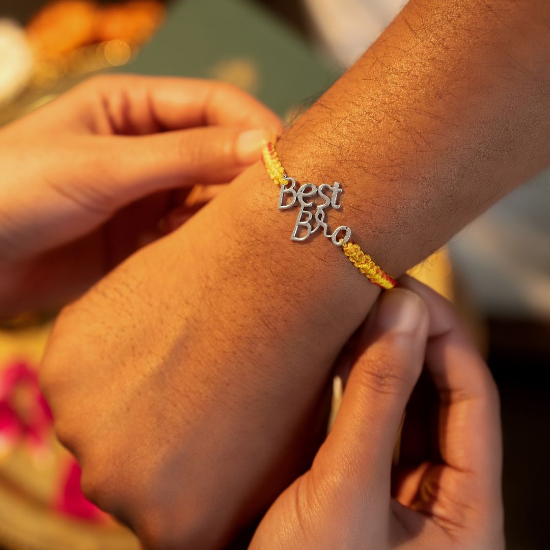 Best Bro Silver Rakhi