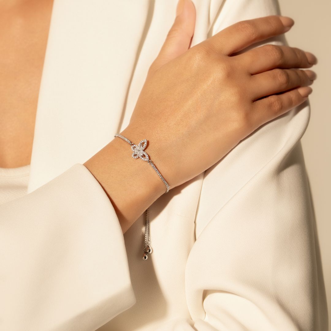 Butterfly Link Chain Bracelet