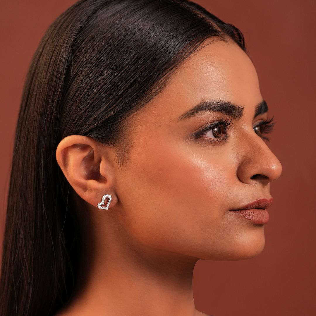 Heart Aura Studs