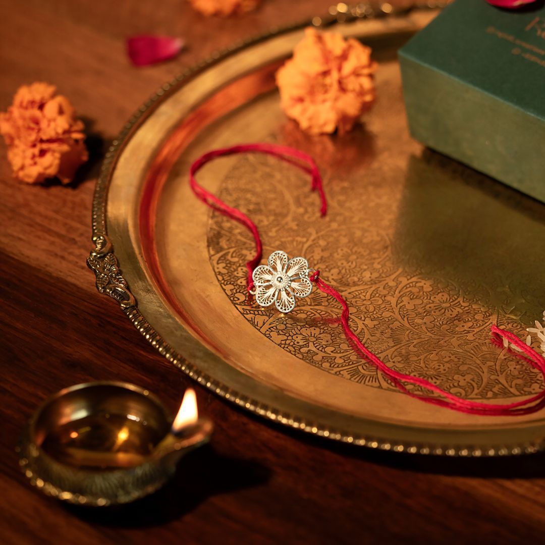 Classic Floral Rakhi