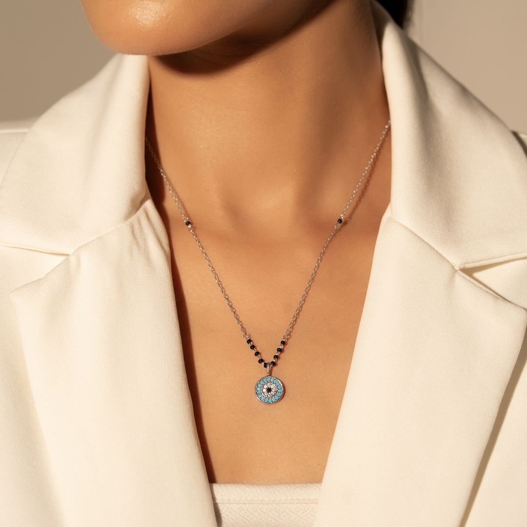 Evil Eye Circle Mangalsutra