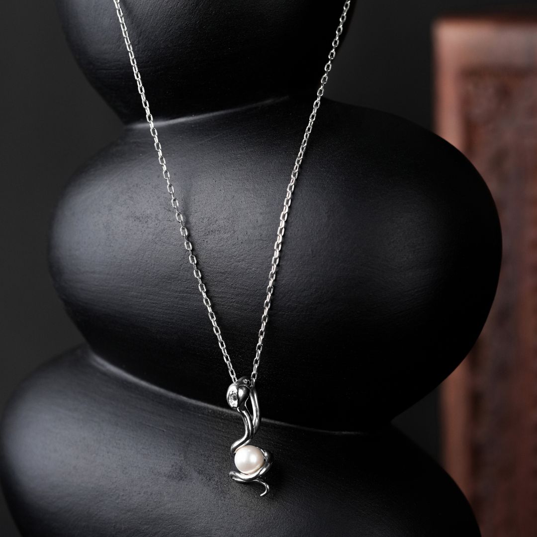 elegant 925 sterling silver pendant necklace India