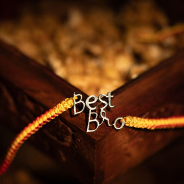 Best Bro Silver Rakhi