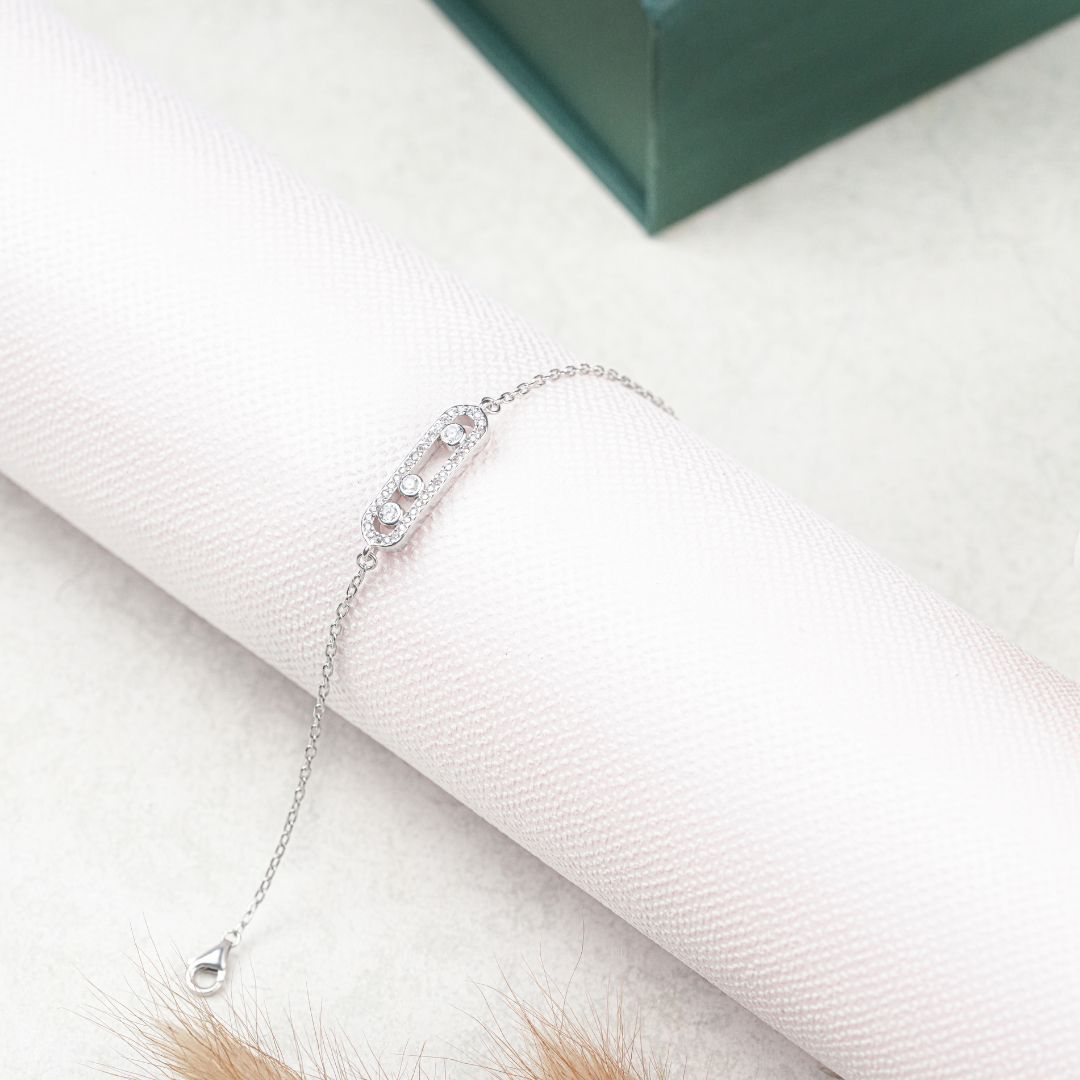 minimal 925 sterling silver bracelet for women India