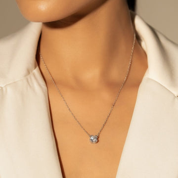 Stella Drop Pendant With Chain