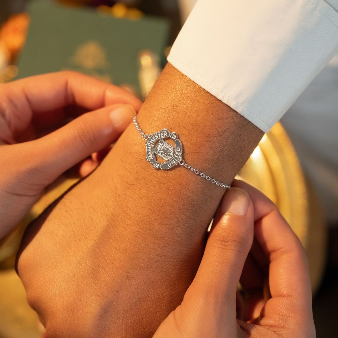 Manchester United Silver Bracelet