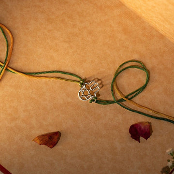Hamsa Silver Rakhi
