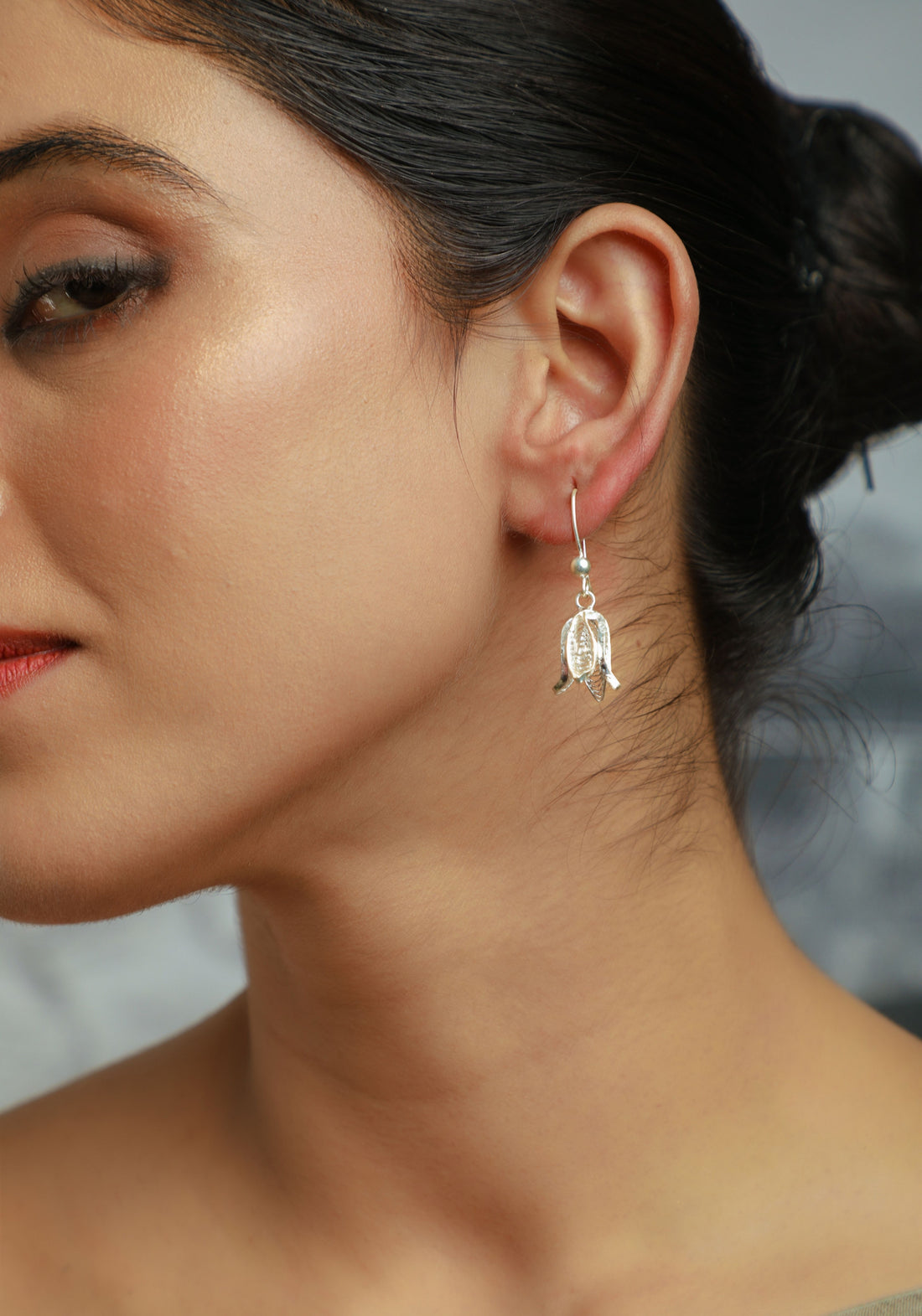 Shobha Silver Filigree Earrings