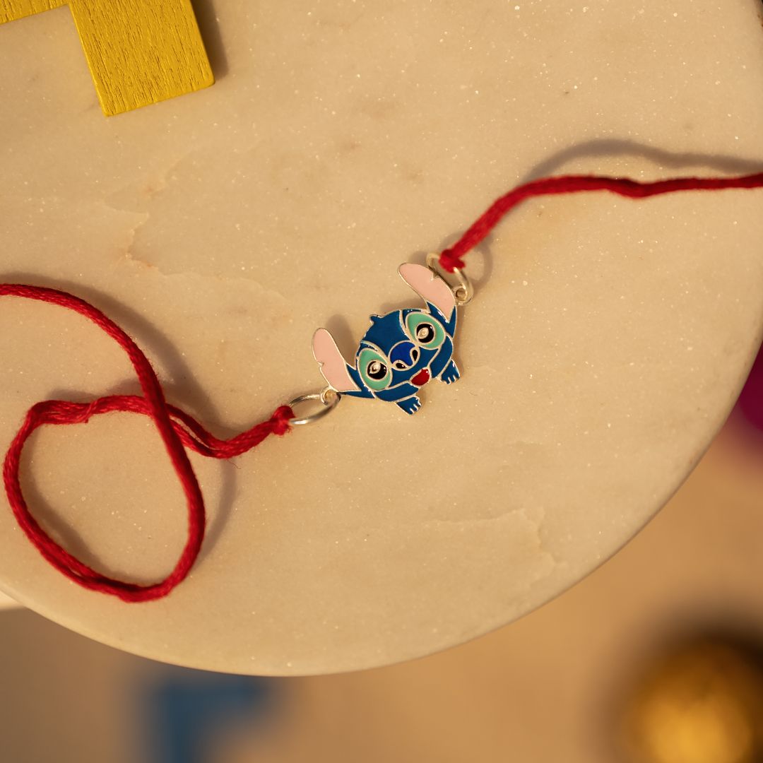 Stitch Silver Kids Rakhi