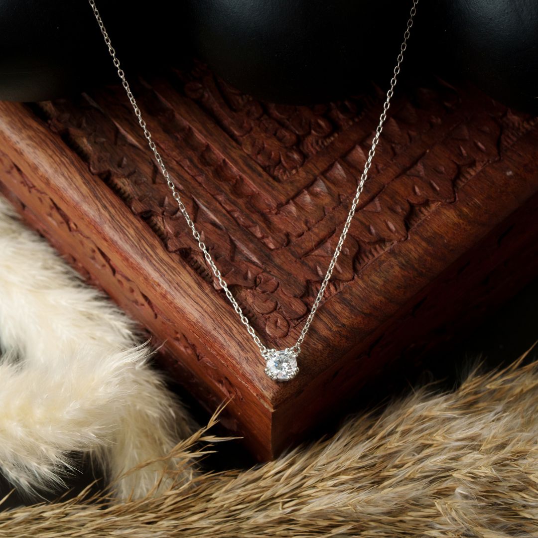 Stella Drop Pendant With Chain