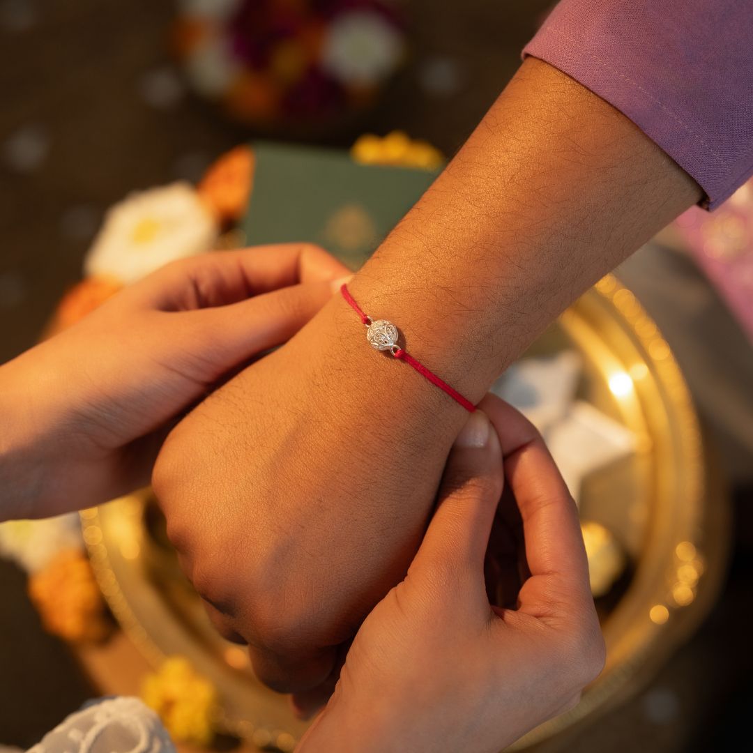 The Minimal Silver Rakhi