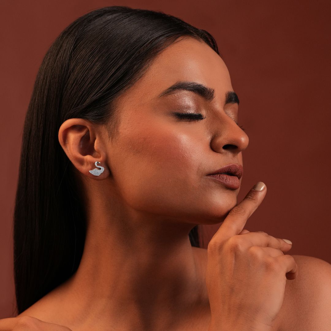 Seraphine Swan Radiance Studs