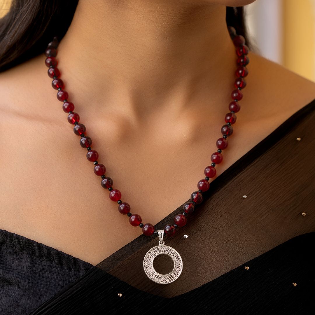 authentic Odisha Tarakashi 925 silver necklace women