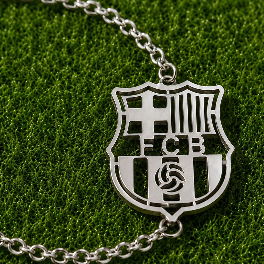 FC Barcelona Silver Bracelet