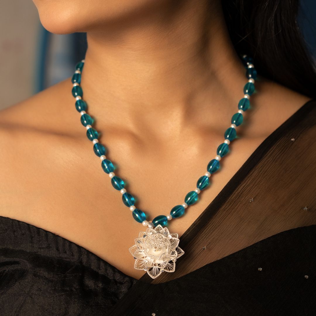 buy Tarakashi 925 silver necklace online India