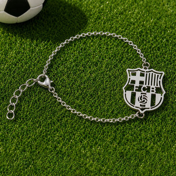 FC Barcelona Silver Bracelet