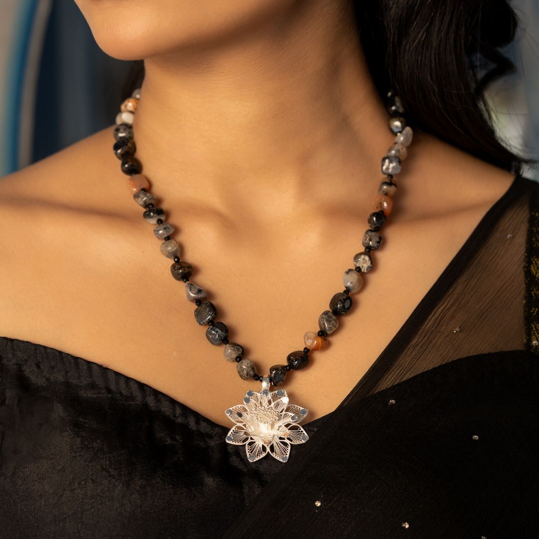 Tarakashi 925 sterling silver necklace women online India