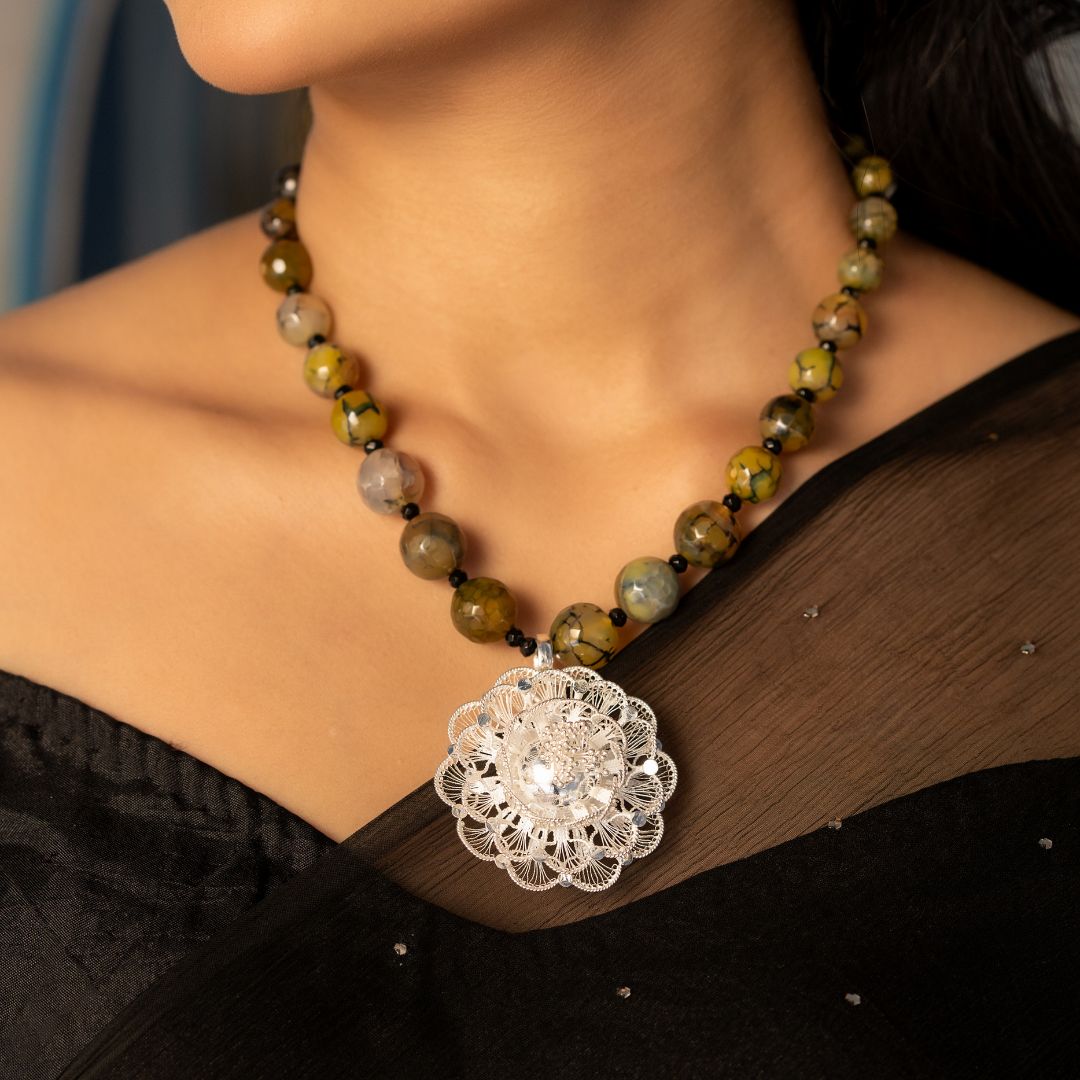 Tarakashi 925 sterling silver necklace women online India