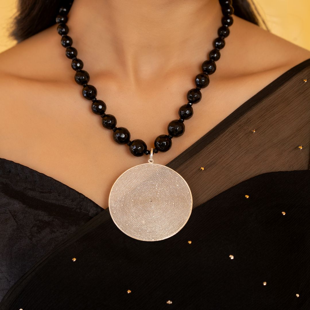 artisan Tarakashi silver necklace 925 Cuttack Odisha
