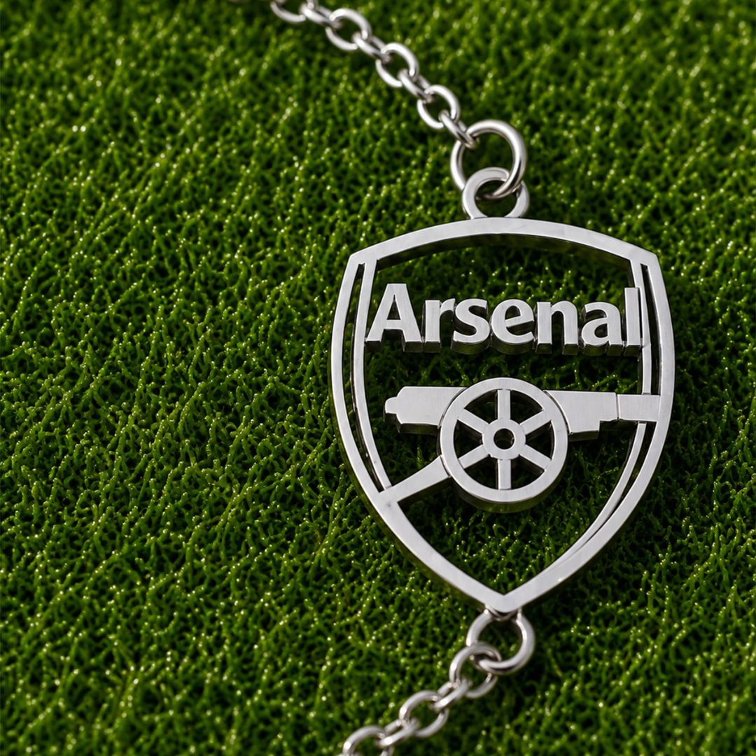 Arsenal FC Silver Bracelet