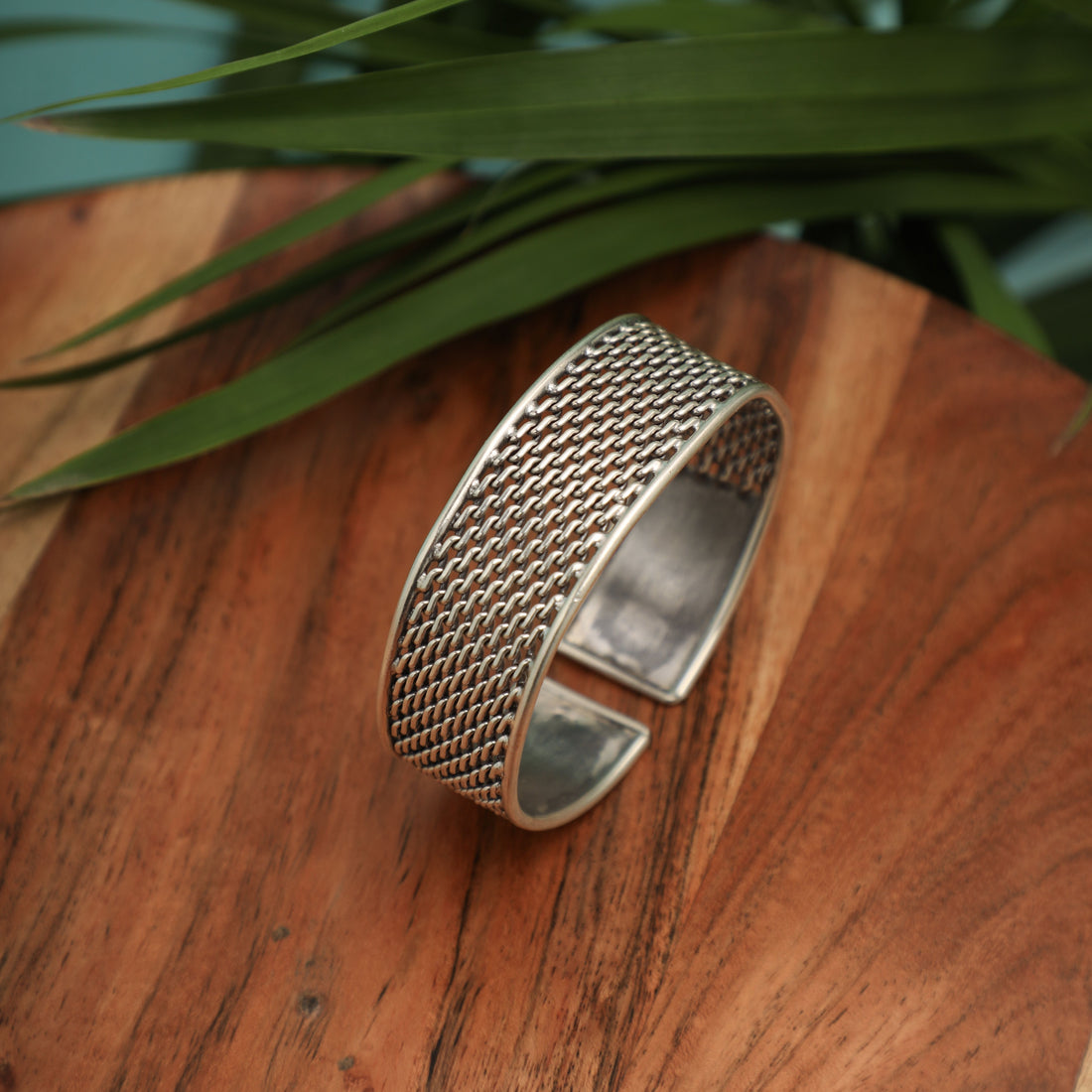 Bandhavalli Silver Cuff