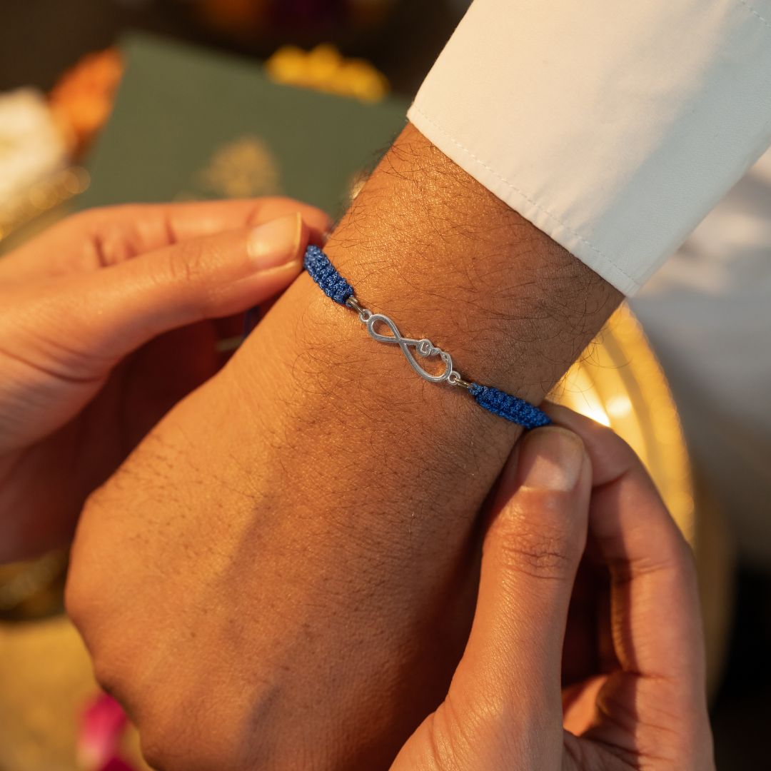 Infinite Love Thread Bracelet Rakhi