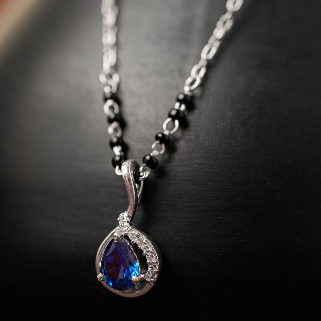 modern 925 sterling silver pendant mangalsutra for women online India