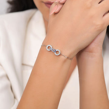 handcrafted 925 silver bracelet India at best price