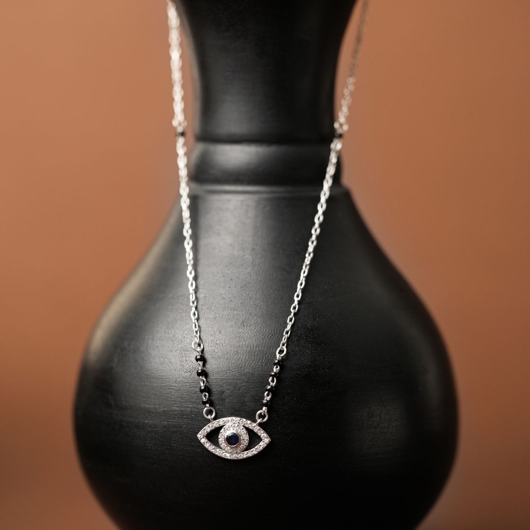 contemporary 925 sterling silver mangalsutra for women India