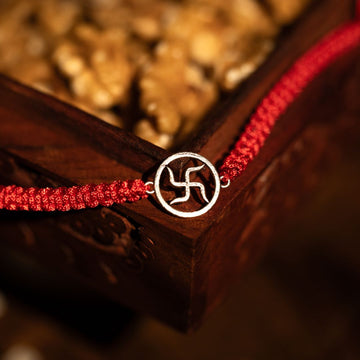 Sacred Swastik Thread Rakhi