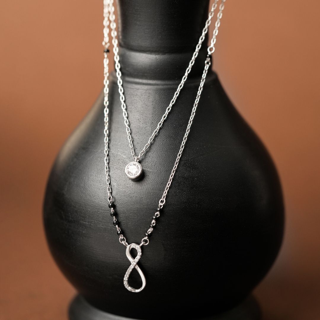 buy 925 silver mangalsutra online India best price