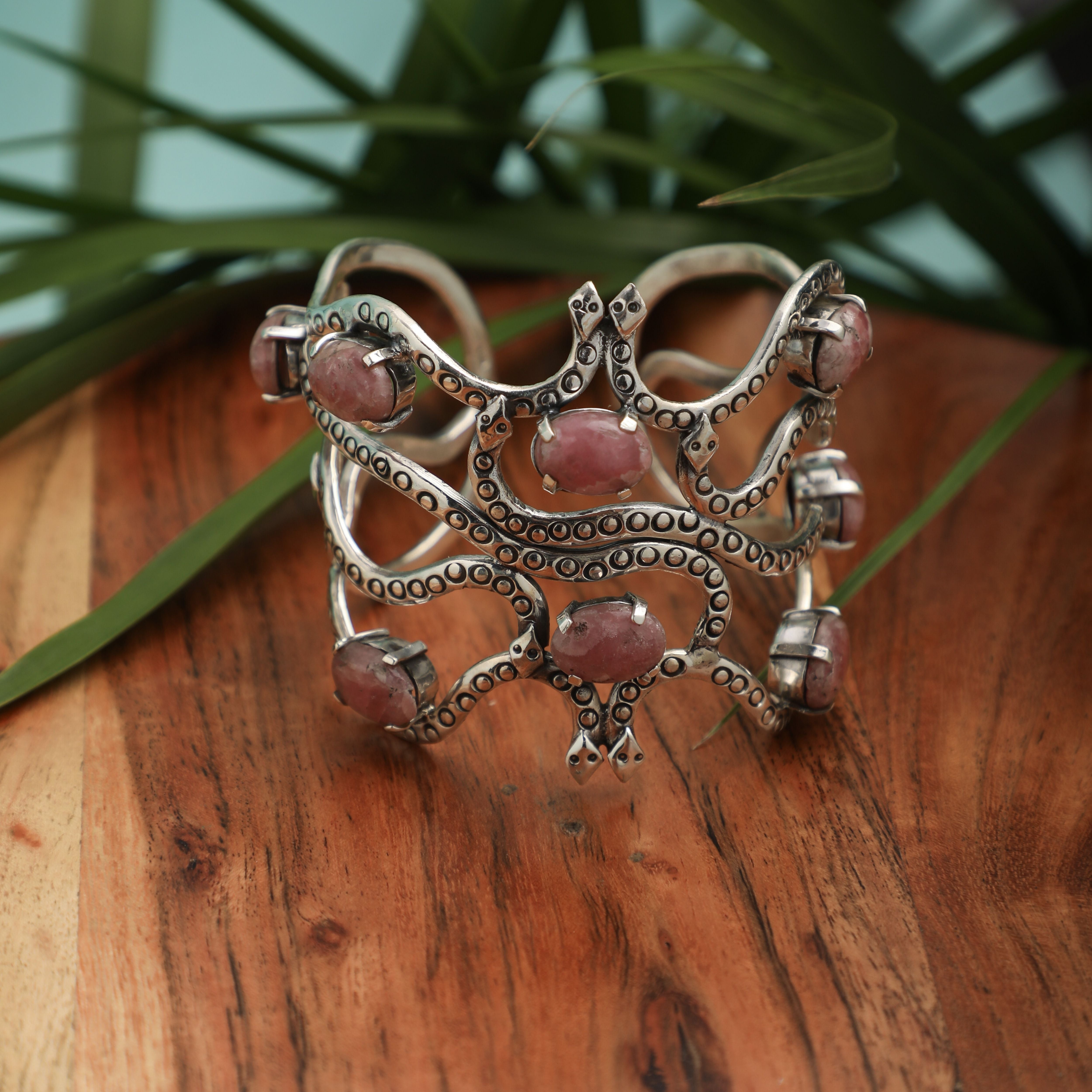 traditional Kundan 925 sterling silver bangles Rajasthani India