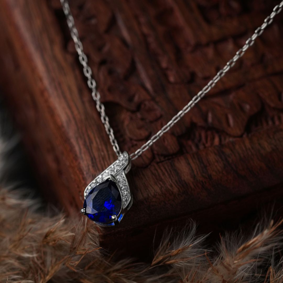 hallmarked 925 sterling silver pendant necklace India