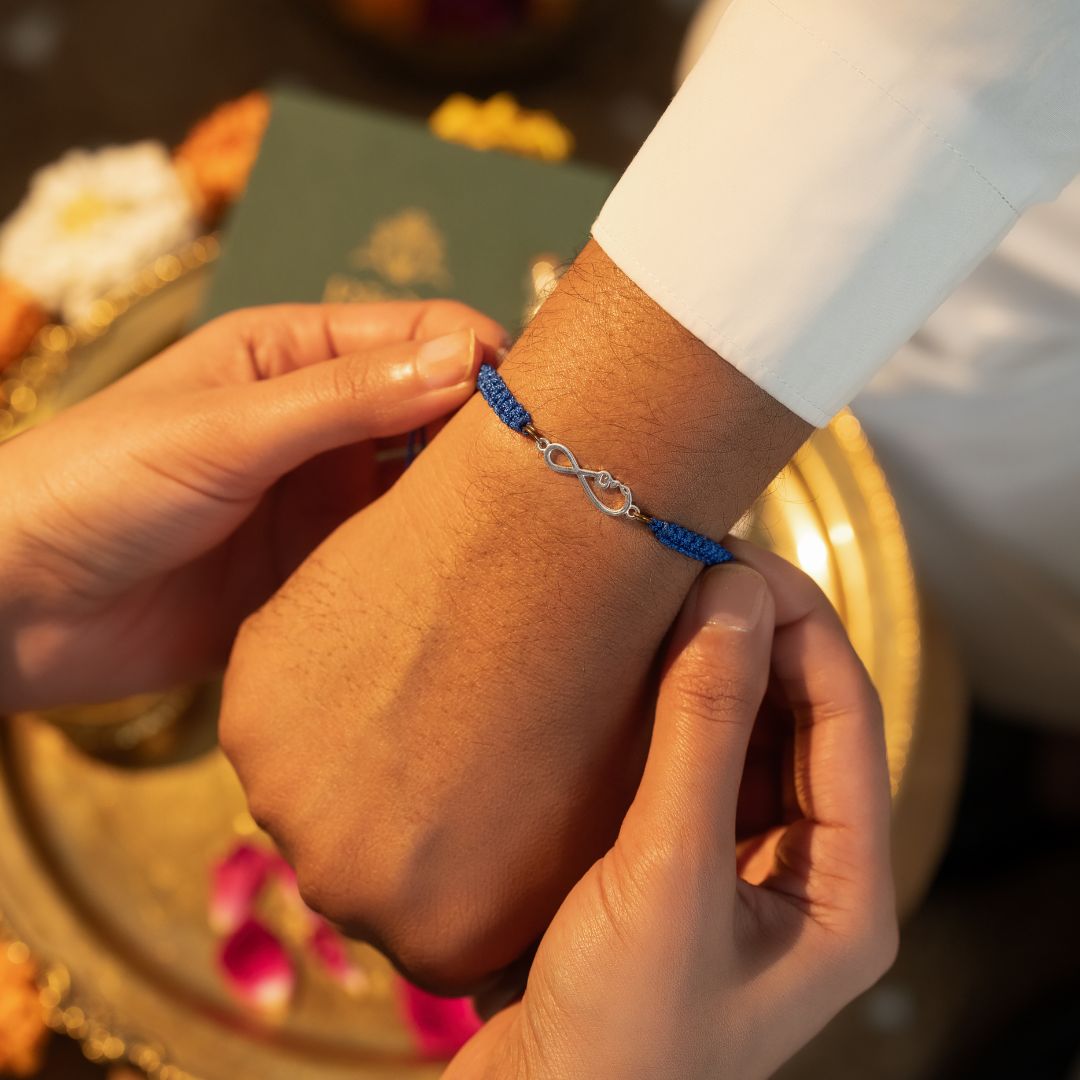 Infinite Love Thread Bracelet Rakhi