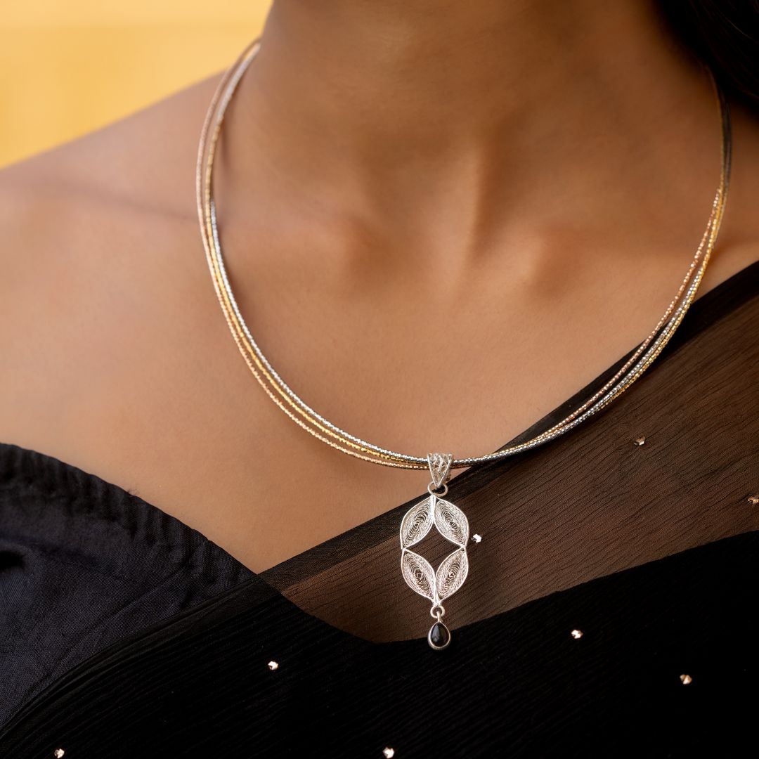 Tarakashi 925 sterling silver necklace women online India