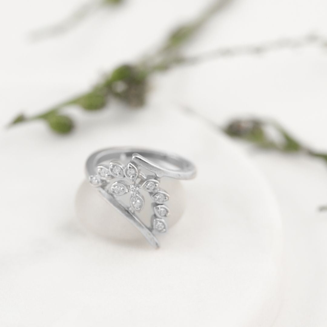 oxidised 925 silver ring for women India