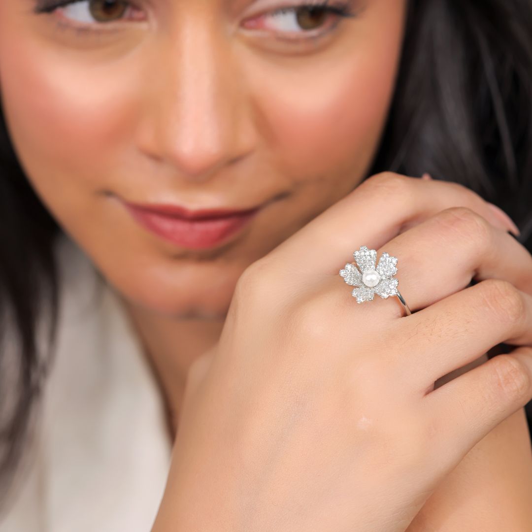 elegant 925 sterling silver ring women online India