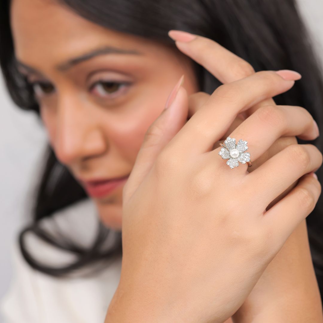 elegant 925 sterling silver ring women online India