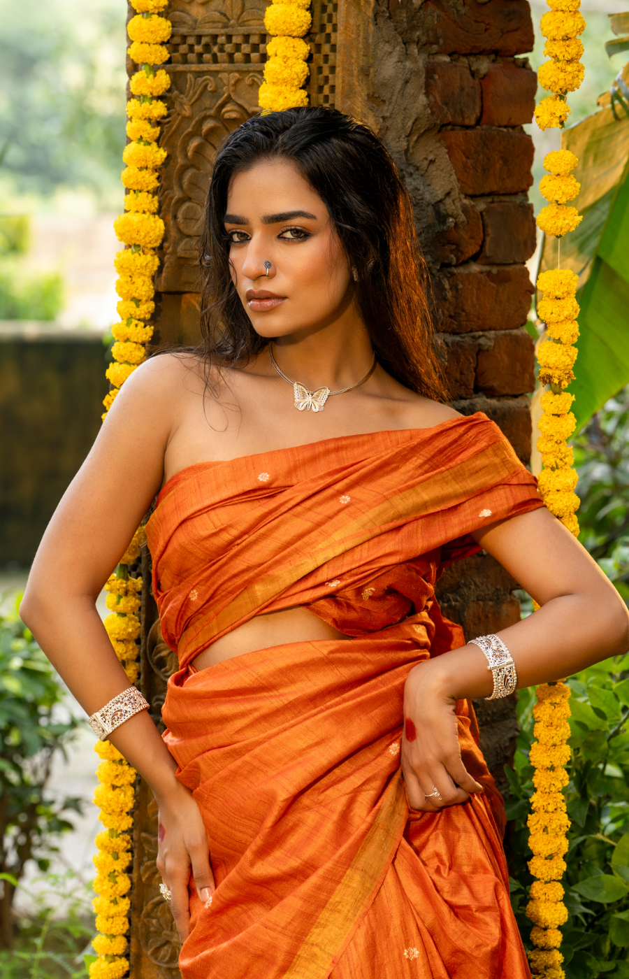 Butterfly Shaped Pendant Set