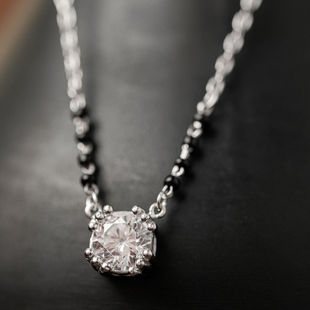 lightweight 925 silver mangalsutra pendant daily wear India