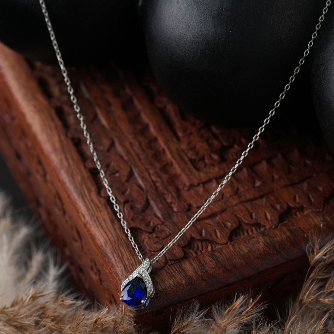 hallmarked 925 sterling silver pendant necklace India