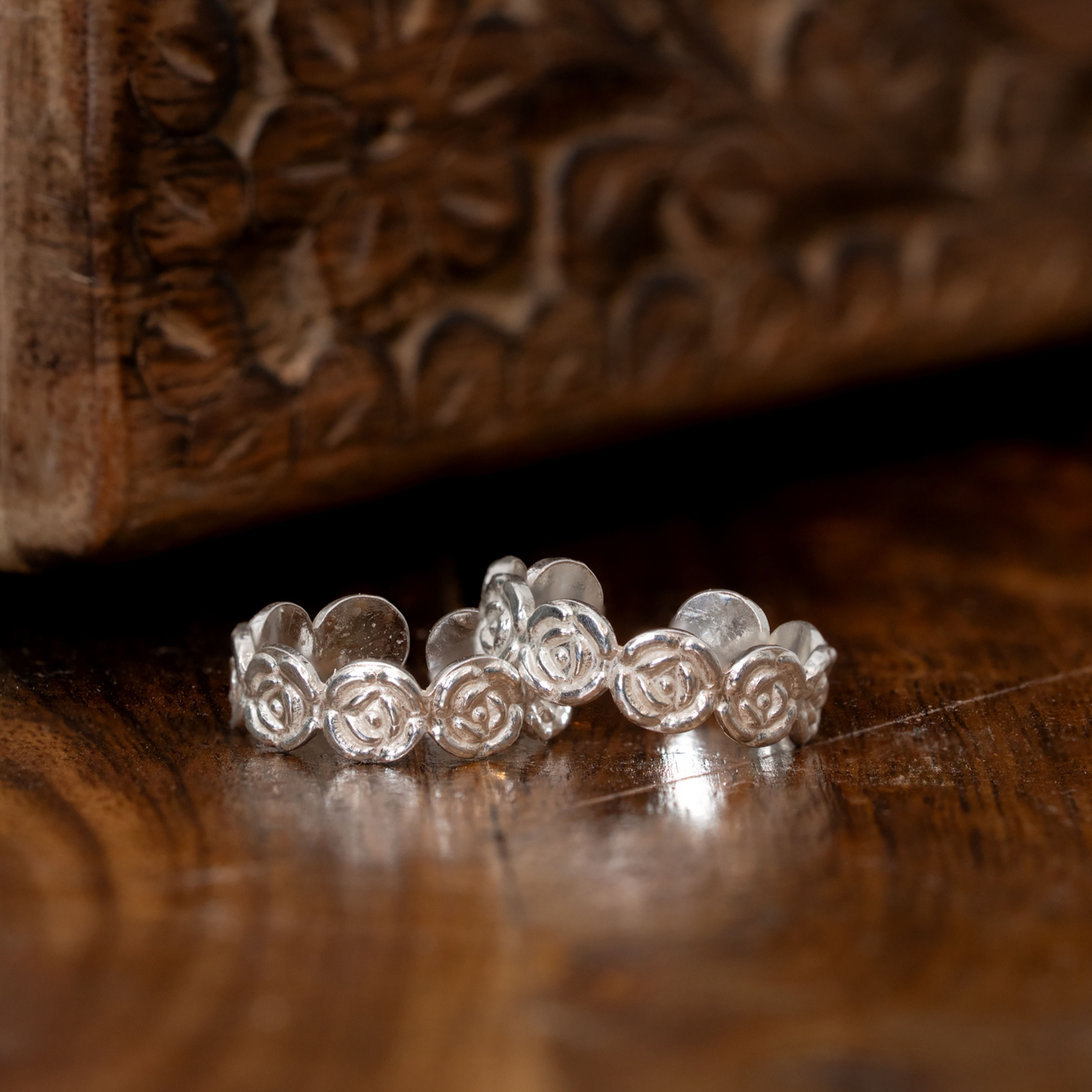 Malini Silver Toe Ring