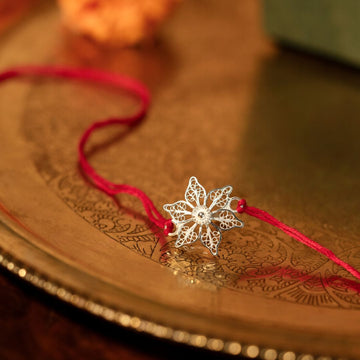 Sitara Silver Tarakashi Rakhi